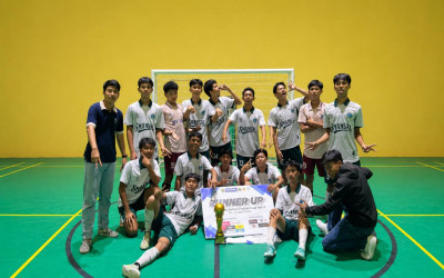 Tampil di Final USFC Vol 2, Tim Futsal SMAN 1 Salaman Tempati Peringkat Kedua